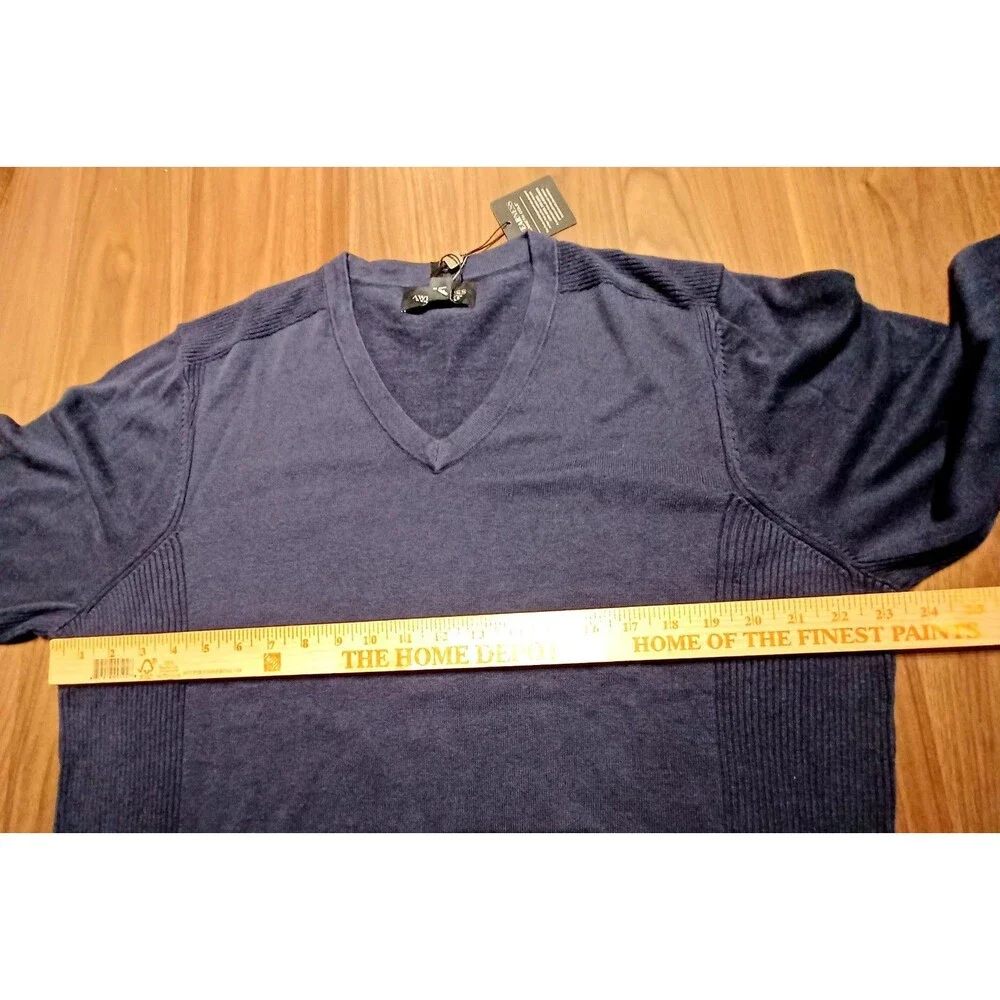 Kenneth Cole Men's Blue NWT Awareness V-neck  Pullover Sweater Size XXL